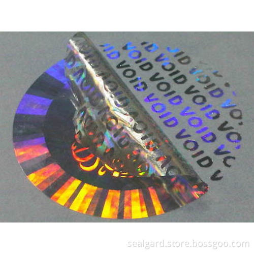 tamper evident void label
